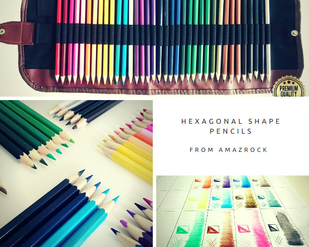 first art toddlers hexagonal shape pencils