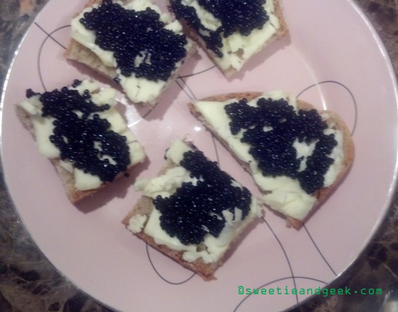 caviar sandwitch trader joe's