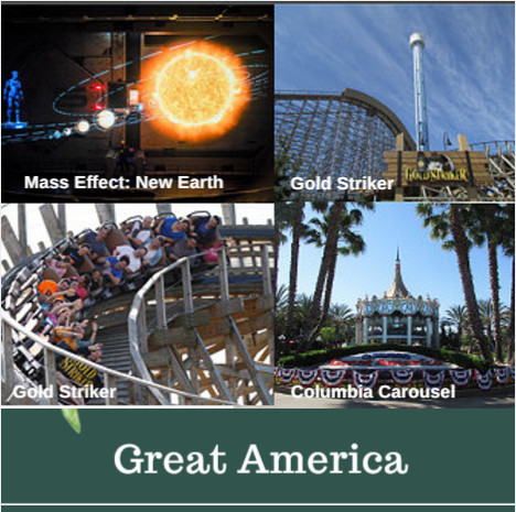 great america park rides